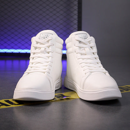 Plus Size Men's Leather Boots Fashion Casual Ankle Boots