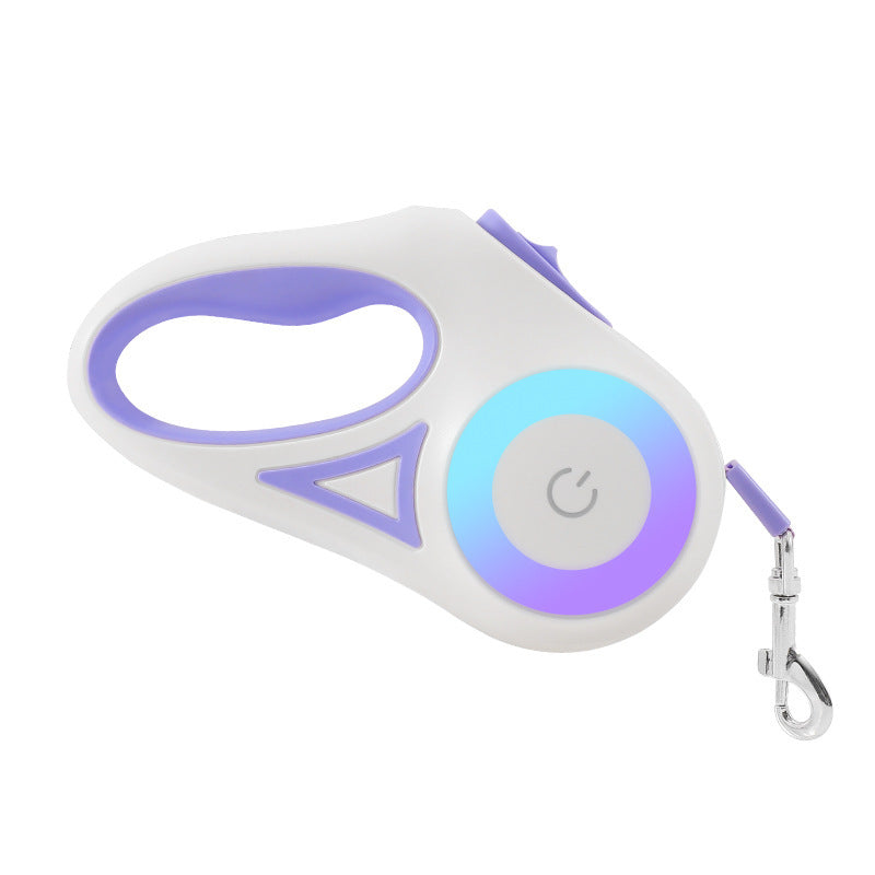 Luxendray™ LumaTrack Pro – Retractable Leash with Integrated Safety Light