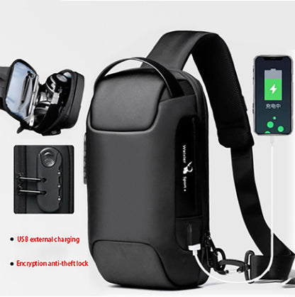 UrbanGuard™ Anti-Theft Crossbody Bag - Waterproof USB Travel Sling