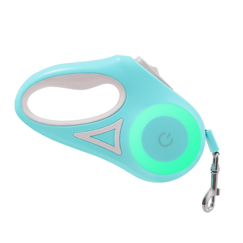 Luxendray™ LumaTrack Pro – Retractable Leash with Integrated Safety Light