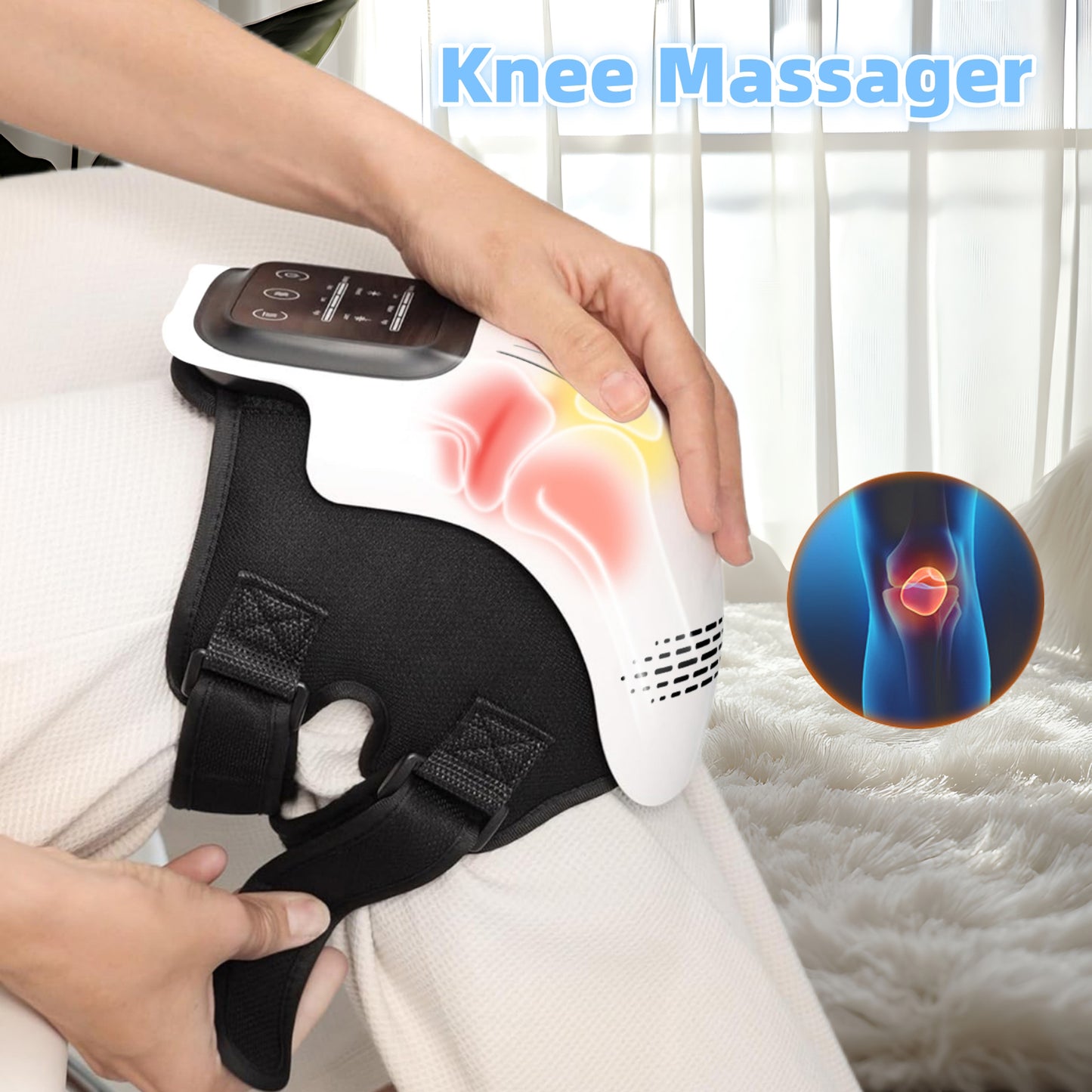 Move Freely Again – Smart Heated Knee Therapy for Instant Relief