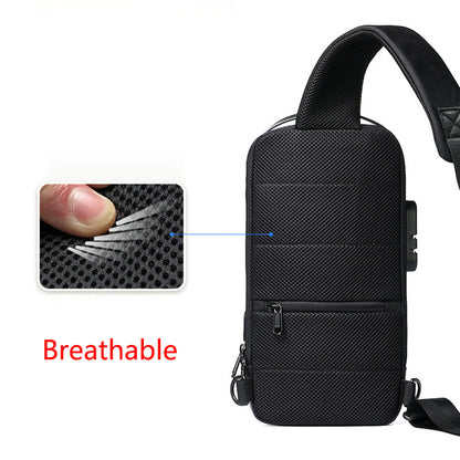 UrbanGuard™ Anti-Theft Crossbody Bag - Waterproof USB Travel Sling