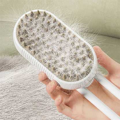 Luxendray™ SteamCare Pro – 3-in-1 Smart Pet Grooming Brush