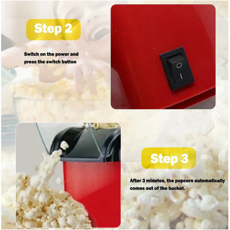 NoorAura™Popcorn Popper Maker